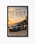 McLaren Senna Framed A4 Poster