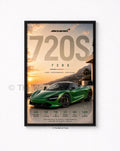 McLaren 720S Framed A4 Poster
