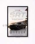 Dodge Challenger STR A4 Framed