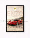 Ferrari Enzo Framed A4 Poster